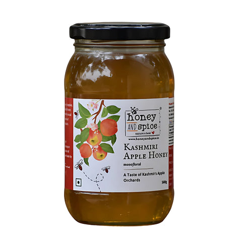 Jar of Kashmiri Apple Honey 500g