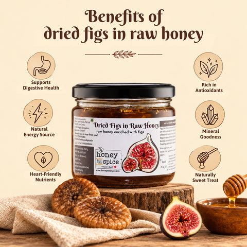 Dried Figs in Raw Honey 350gm