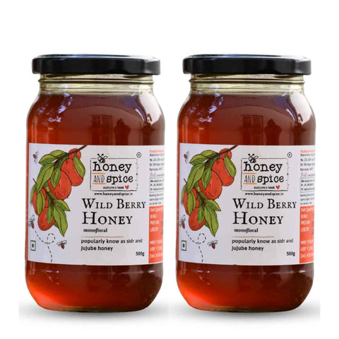 Combo of Two Wild Berry Honey jar 500g.