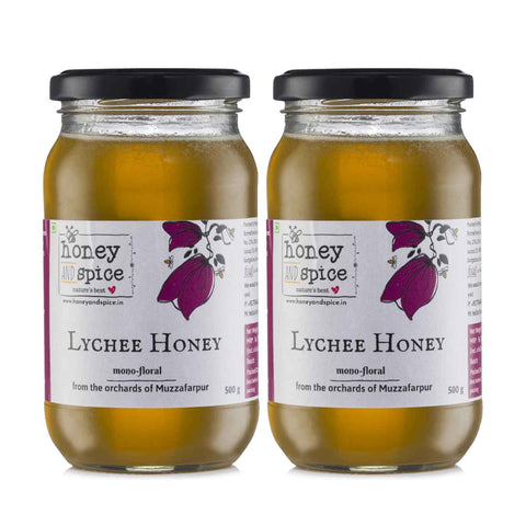 Combo of Lychee Honey Jar of 500 g
