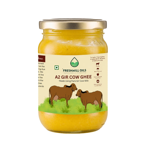 A2 Desi Gir Cow Ghee - Hand Churned from Curd using Bilona Method