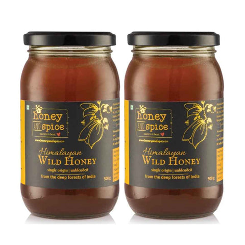 combo of Himalayan Wild Honey 500g jars