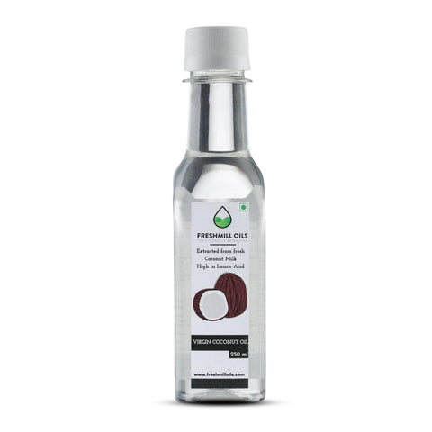 Virgin Coconut Oil 250ml bottle front view