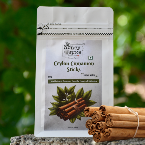 सीलोन दालचीनी छड़ें 50 ग्राम