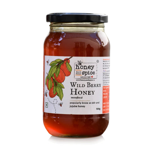 Jar of Wild Berry Honey 500g