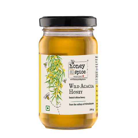 Wild Acacia Honey 250g jar – limited edition from Himalayan valleys