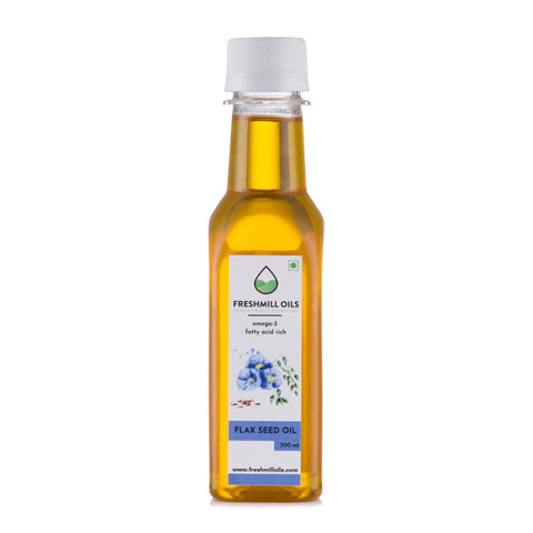 Flax seed oil bottle of 200ml