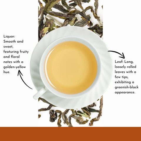 Darjeeling Green Tea leaf and liquor description