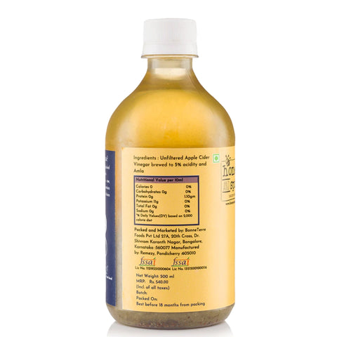 Apple Cider Vinegar with Amla nutrition facts and ingredients – 500ml .