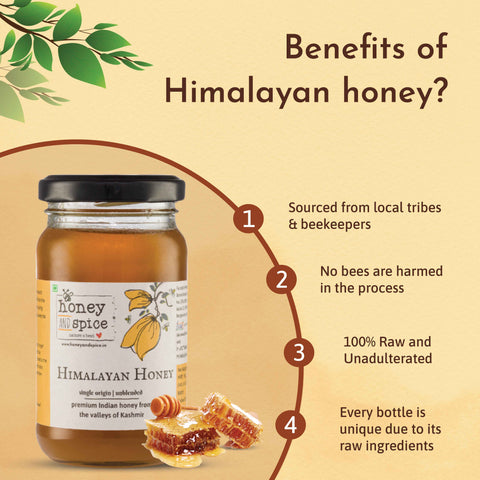 Health benefits of Himalayan Honey – natural immunity booster, energy source, and antioxidant-rich