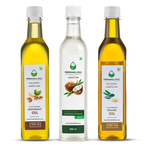 A2 Desi Cow Ghee & Cold Pressed Oil Combo