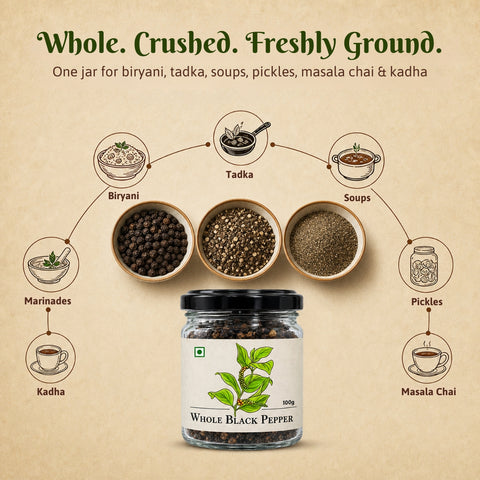 Whole Black Pepper