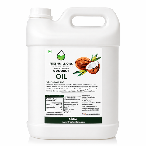 ठंडा दबाया नारियल तेल