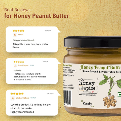 शहद मूंगफली का मक्खन 350 ग्राम
