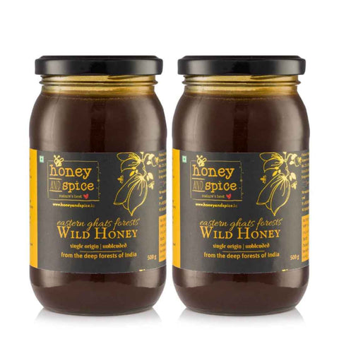 Combo of wild honey jar 500g