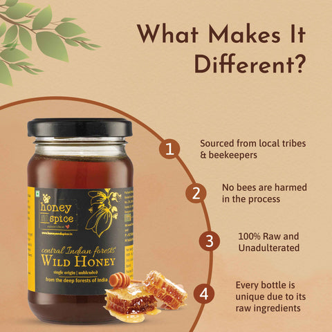 Wild Honey – raw, unfiltered, single-origin forest honey with zero additives