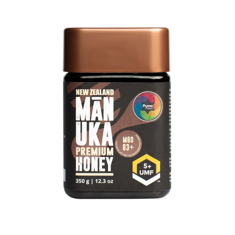 UMF 5+ 100% Pure Manuka Honey (350g), MGO 83+ Certified | 100% Pure New Zealand Honey