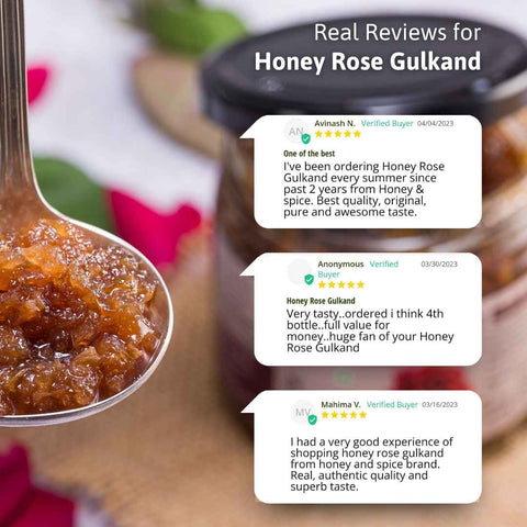 Real Reviews for Honey Rose Gulkand