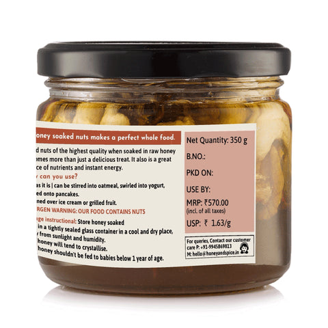 शहद में भिगोए हुए मेवे 350 ग्राम