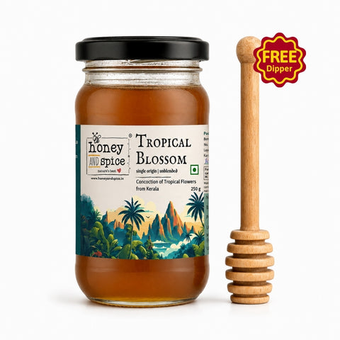 Tropical Blossom Honey + Free Dipper