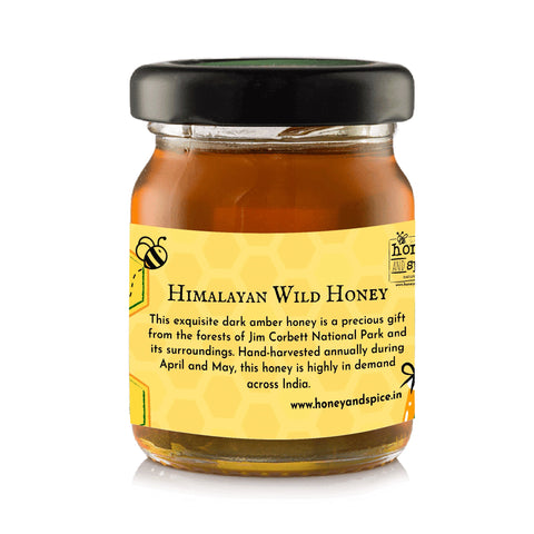 Himalayan Wild honey sample collection in elegant packaging