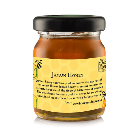 Jamun honey sample collection in elegant packaging