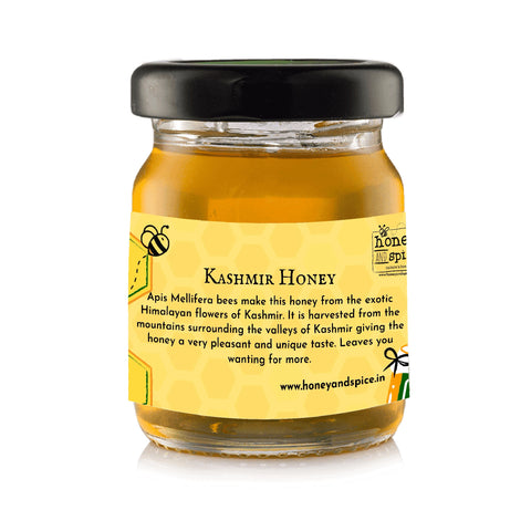 Kashmir honey sample collection in elegant packaging