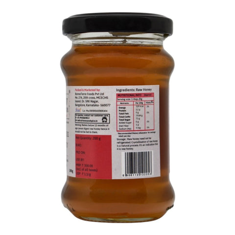 Litchi Honey jar ingredients and nutrition info