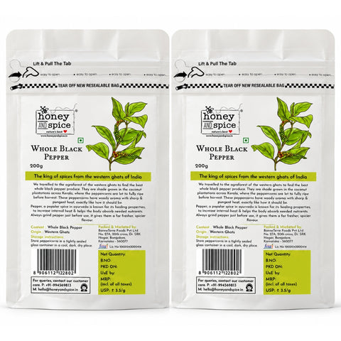 Whole Black Pepper