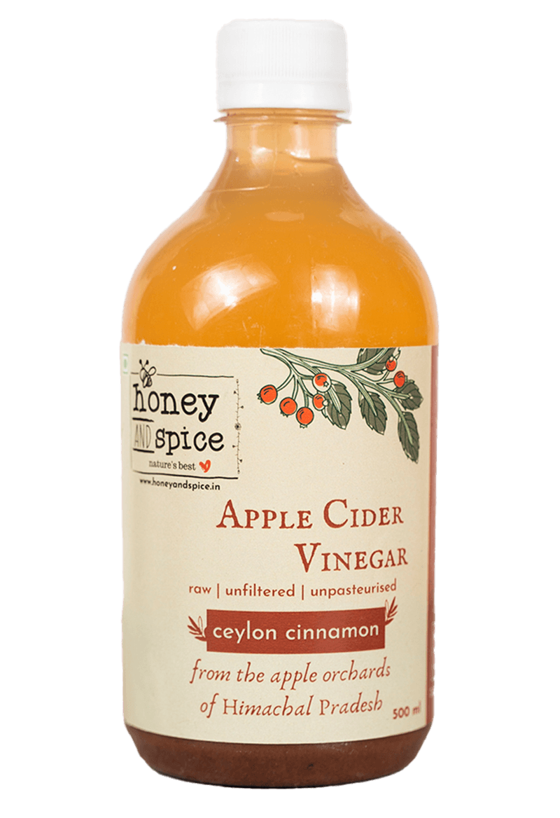 Apple Cider Vinegar With Ceylon Cinnamon 500ml Honey and Spice