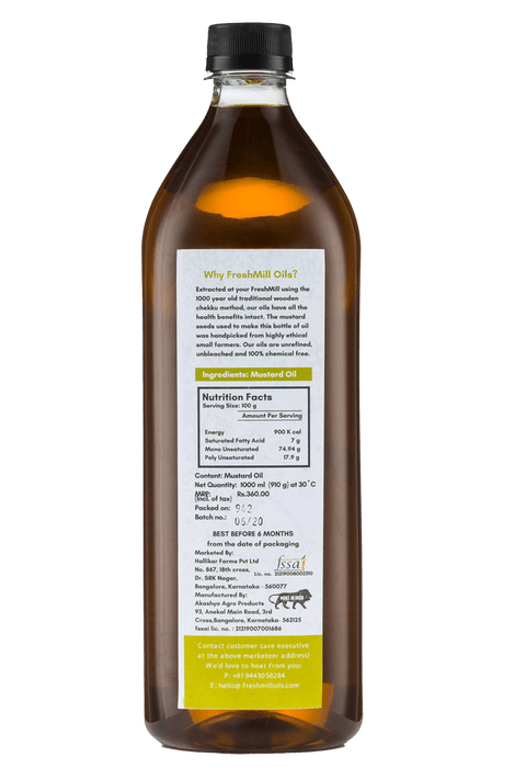 Cold Pressed Mustard Oil