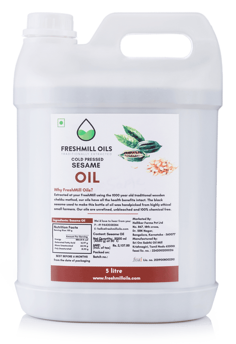 Cold Pressed Sesame Oil