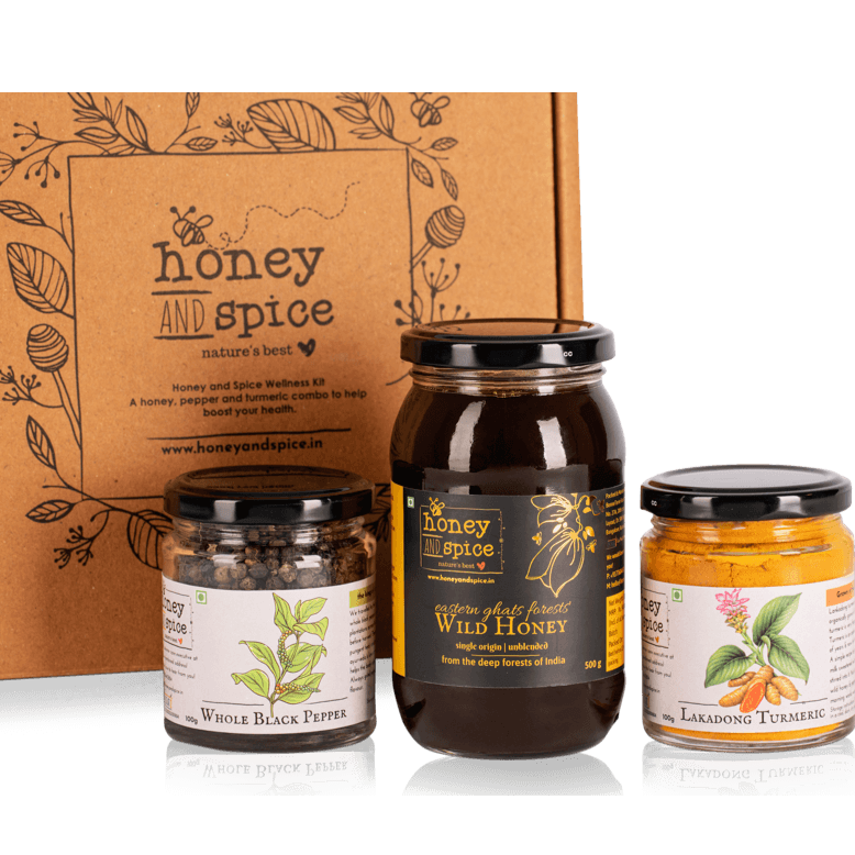 Honey & Turmeric Wellness Combo Honey and Spice