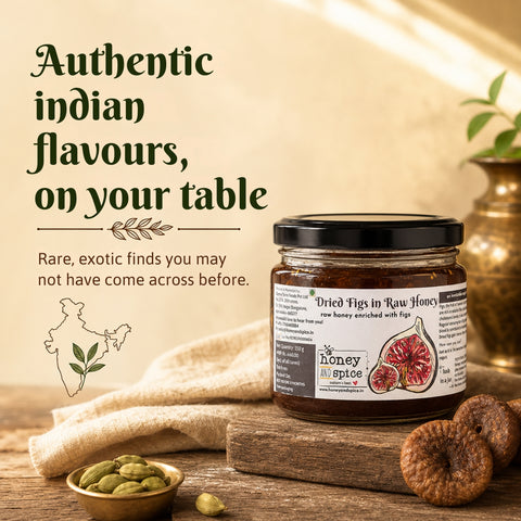 Dried Figs in Raw Honey 350gm