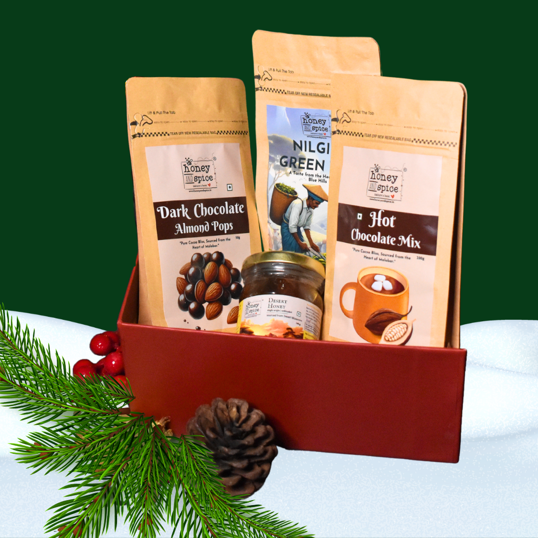 Christmas Indulgence Gift Box - A Cozy Blend of Festive Treats