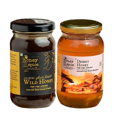 Desert Honey & Eastern Ghats Wild Honey Combo