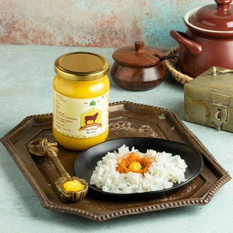 Agna A2 Desi Gir Cow Ghee - Hand Churned from Curd