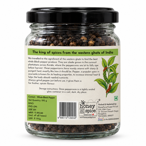 Whole Black Pepper