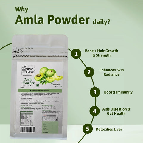 Amla Powder - Loaded with Vitamin C ( Sourced from Salem)