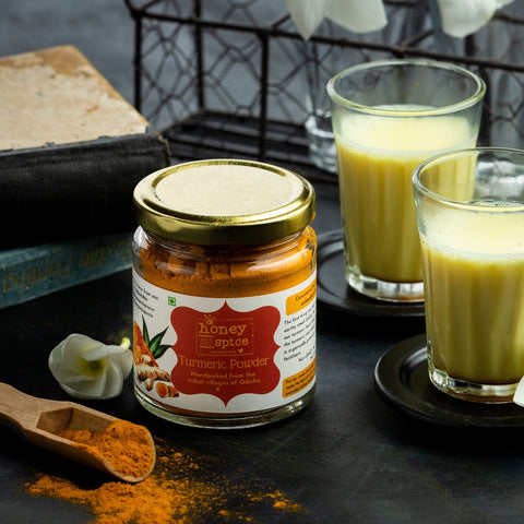 Winter Wellness Trio- Himalayan Wild Honey(250 gms), Ceylon Cinnamon Sticks(50 gms), Turmeric Powder (250 gms)