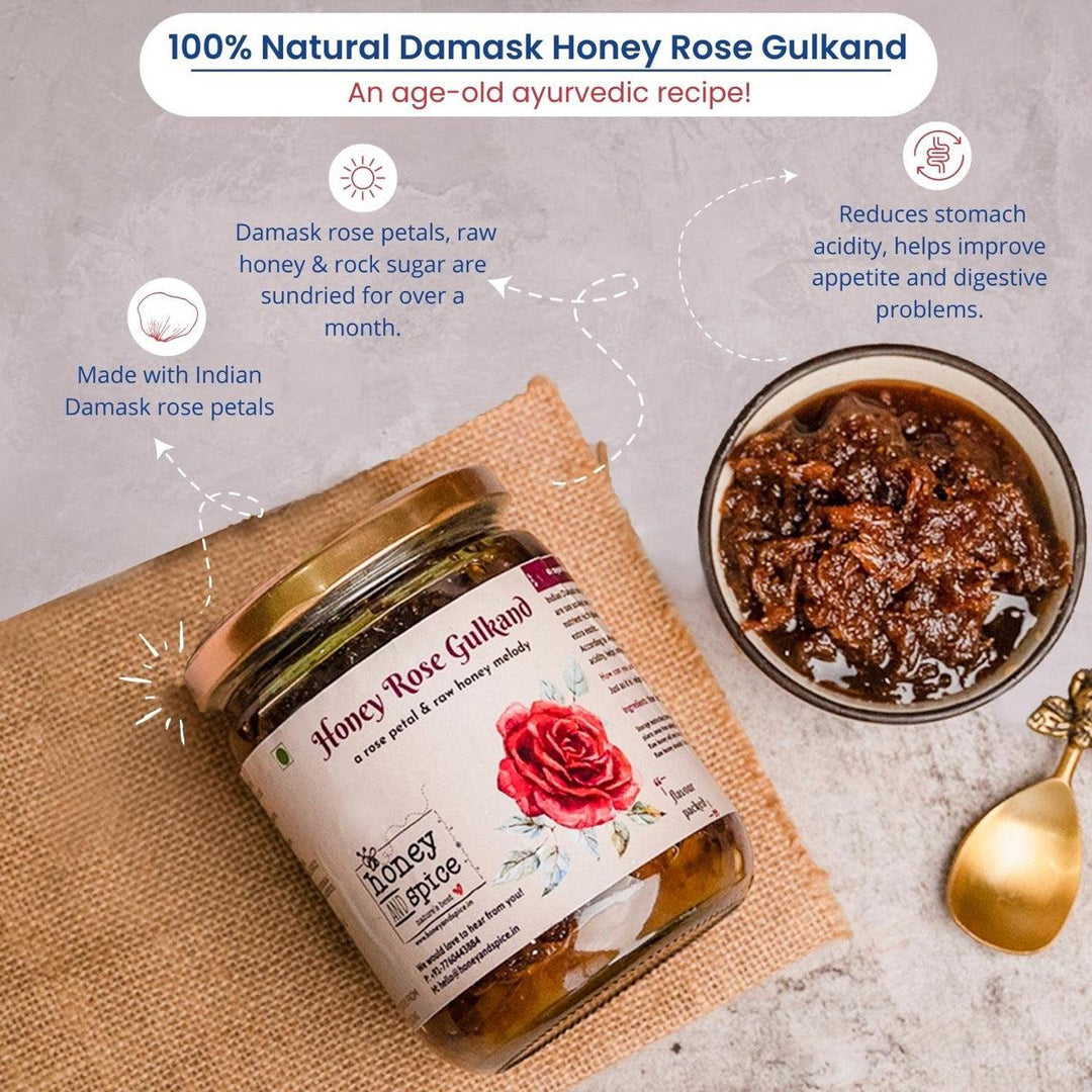Honey Rose Gulkand Honey and Spice