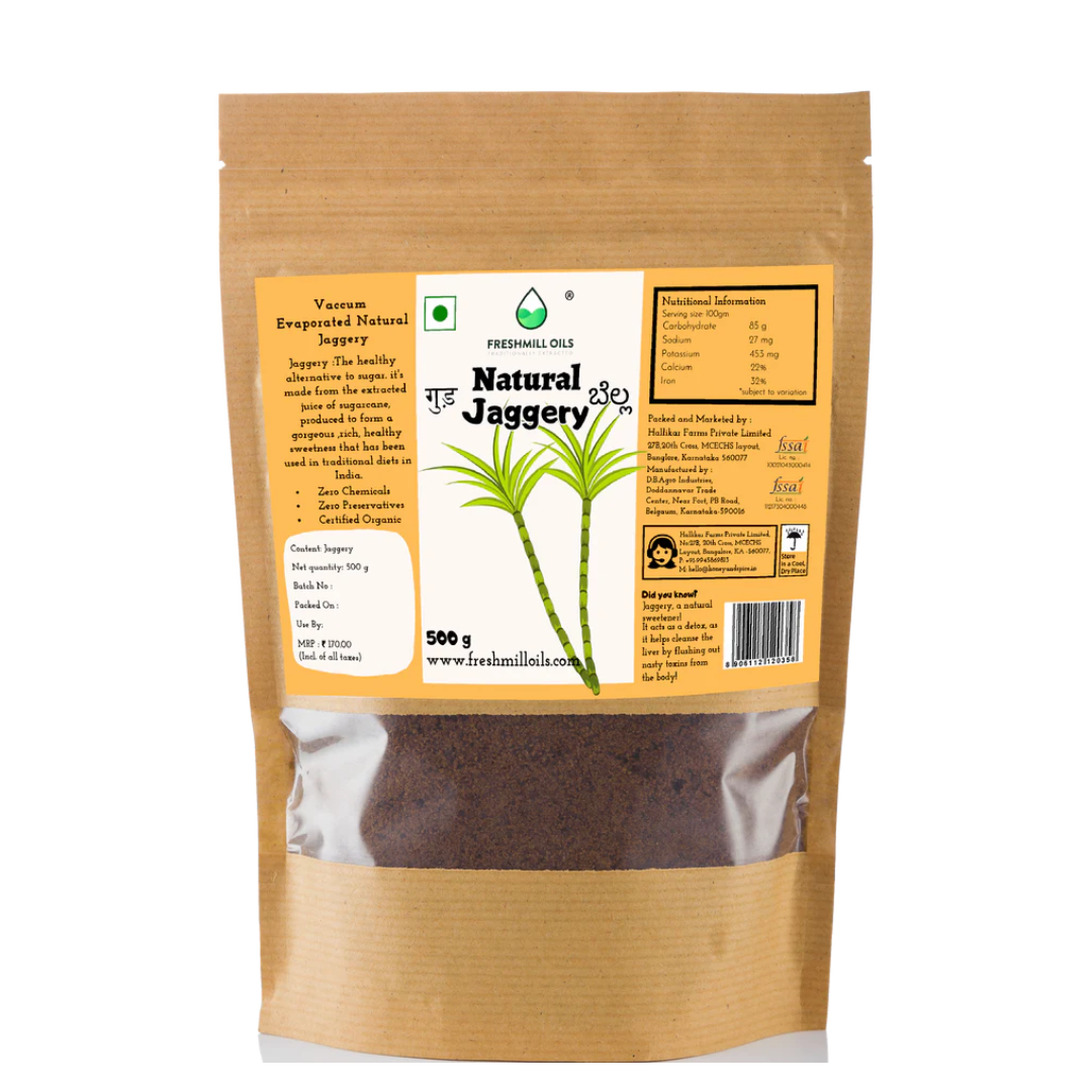 Natural Jaggery (Unrefined cane sugar) – Honey and Spice