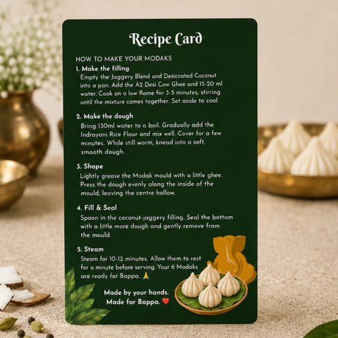 Modak for Ganapathi Bappa - Ready-to-Make Modak Kit