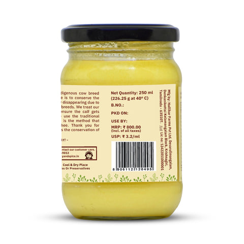 Agna A2 Desi Gir Cow Ghee - Hand Churned from Curd