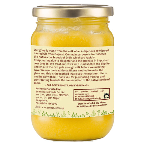 Agna A2 Desi Gir Cow Ghee - Hand Churned from Curd