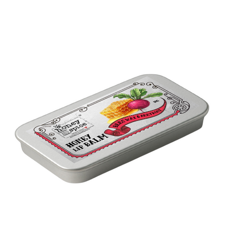Honey Lip Balm – with Beeswax and Beetroot