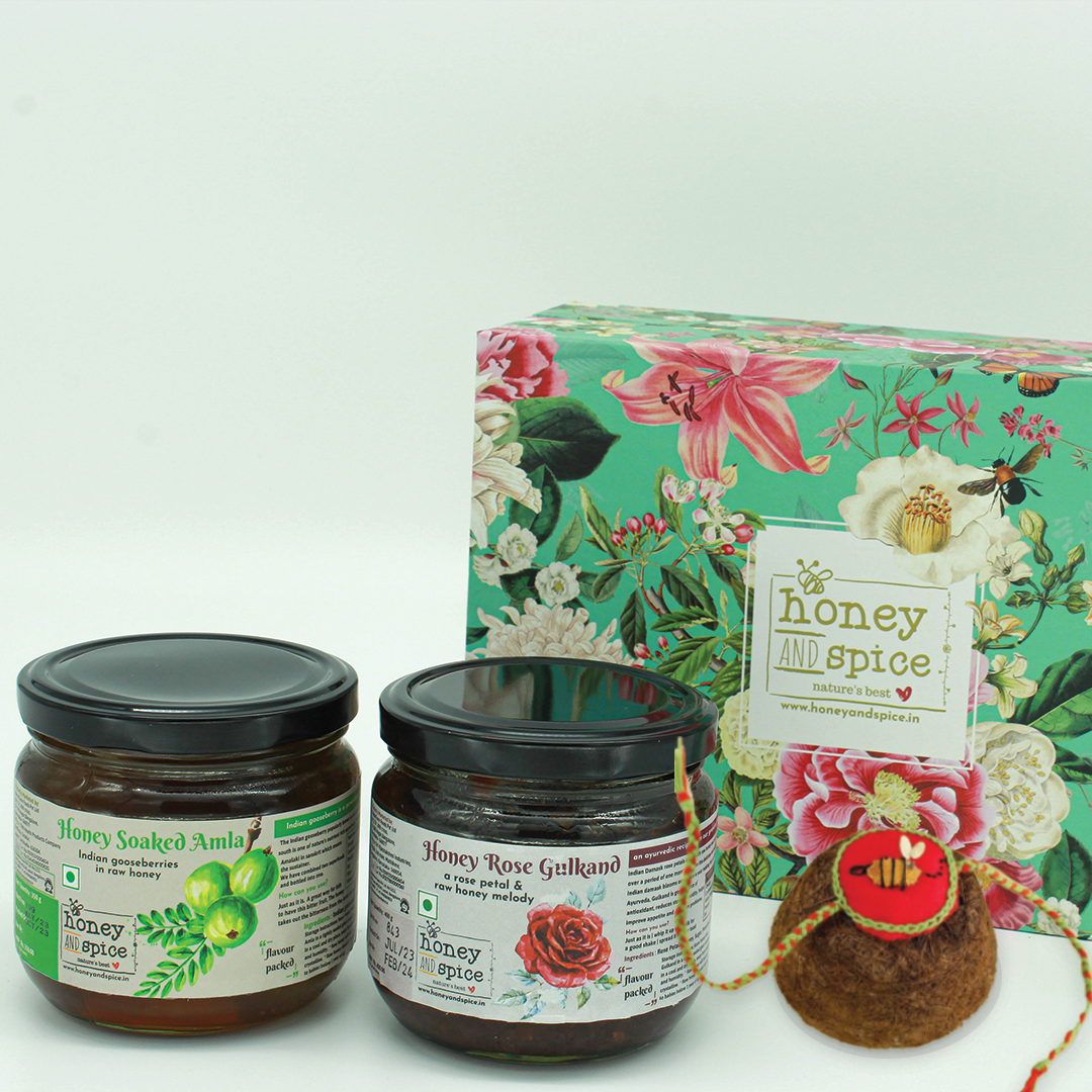 Gourmet Gift Box for Raksha Bandhan – Honey and Spice