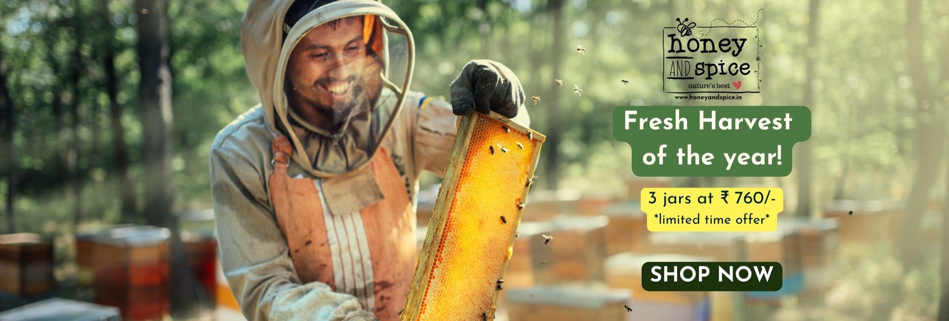 Honey and Spice Buy premium organic Raw Honey online in India