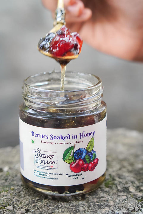 Berries Soaked in Honey