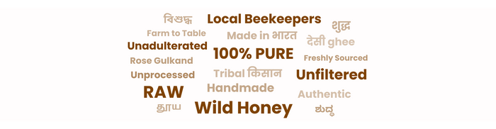 Beekeepers harvesting wild honey